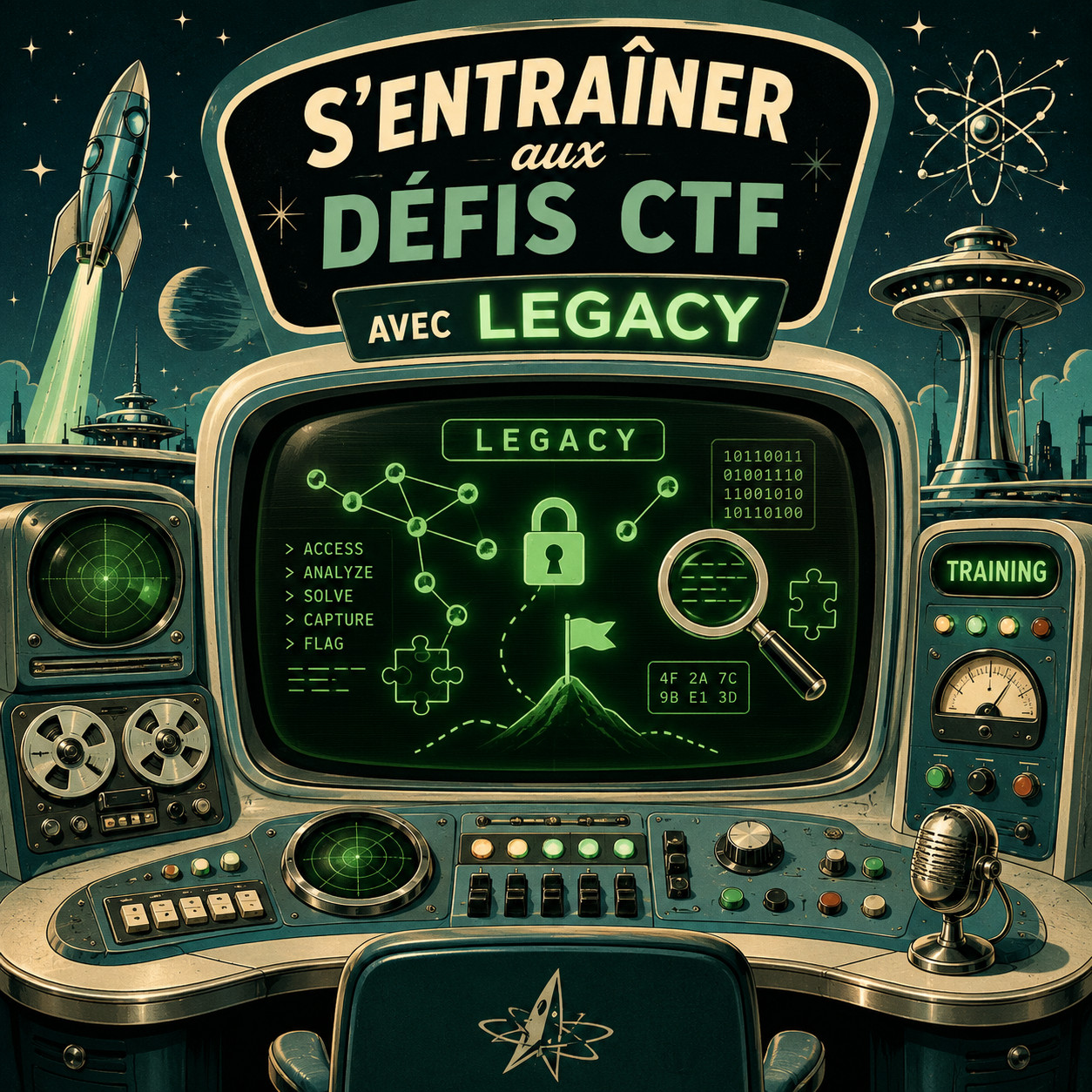 S'entraîner aux défis CTF avec Legacy